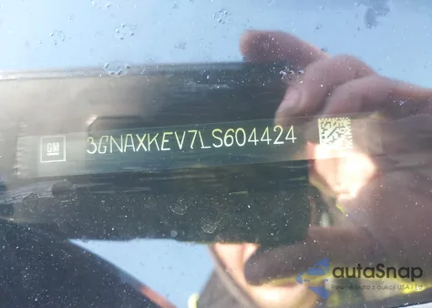 2020 Chevrolet Equinox Fwd Lt 1.5L Turbo from USA, damaged, VIN 3GNAXKEV7LS604424